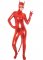 Cheap Red Devil PVC Catsuit with Mask and Tail