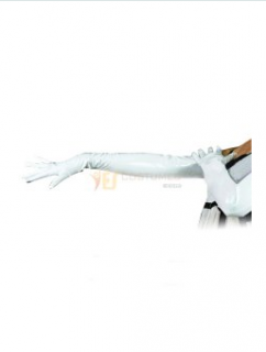 Cheap PVC White Shoulder Length Gloves