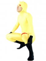 Cheap Yellow Dare Devil Lycra Spandex Unisex Zentai Suit