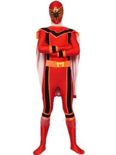 Cheap Red Halloween Lycra Spandex Super Hero Zentai Suit
