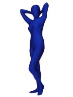 Cheap Blue Lycra Spandex Zentai Suit