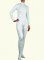 Cheap White PVC Front Open Unisex Catsuit