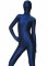 Cheap Deep Blue Lycra Spandex Unisex Zentai Suit