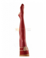Cheap Red Latex Stockings