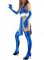 Cheap Blue Shiny Metallic Sexy Costume