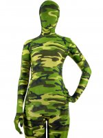 Cheap Full Body Lycra Spandex Unisex Zentai Suit Camouflage Patt