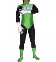 Cheap Lycra Spandex Unisex Green Lantern Costume