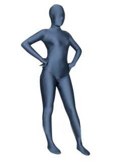 Cheap Pale Blue Lycra Spandex Zentai Suit