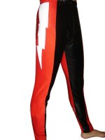 Cheap Black Red White Spandex Pants