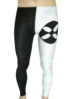 Cheap Black And White Spandex Pants