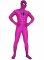 Cheap Rose Lycra Spandex Spideman Zentai Costume with Black Stri