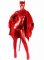 Cheap Shiny Metallic Red Bat Unisex Catsuit