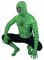 Cheap Green Lycra Spandex Spiderman Zentai Costume With Black St