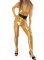 Cheap Gold Shiny Metallic Sexy Costume