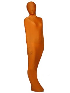 Cheap Orange Bodybage Lycra Spandex Zentai Suit