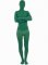 Cheap Dark Green Velvet Unisex Zentai Suit