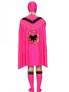 Cheap Pink Kyoryu Senta Lycra Super Hero Costume