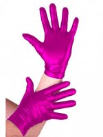 Cheap Serum Gloves Metallic Spandex ZENTAI Catsuit