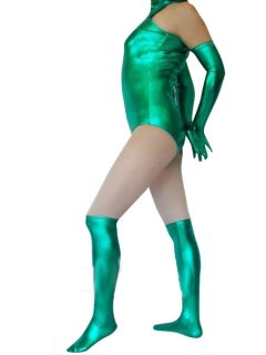 Cheap Green Spandex Leotard Catsuit