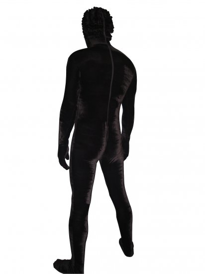 Cheap Black Velvet Unisex Zentai Suits - Click Image to Close