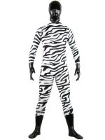 Cheap Black And White Zebra Patern Shiny Metallic Lycra Spandex