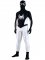 Cheap Lycra Spandex Black White Spider Man Unisex Zentai Suit