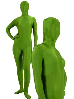 Cheap Army Green Lycra Spandex Unisex Zentai Suit