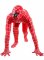 Cheap Lycra Spandex Red Spiderman Costume Outfit Zentai with Whi