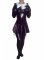 Cheap PVC Maid Style Catsuit with Shoulder Length Gloves and Sto