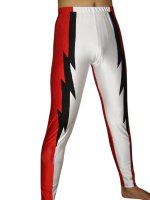 Cheap Black Red White Spandex Pants