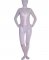 Cheap White Velvet Unisex Zentai Suit