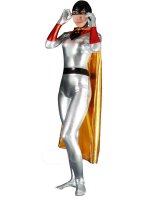Cheap Silver And Black Halloween Shiny Metallic Batwoman Super H