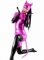 Cheap Purple Cat Woman Shiny Metallic Catsuit with Black Gloves