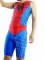 Cheap Half Length Sleeveless Lycra Spandex Spiderman Costume Sui