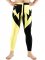 Cheap Lycra Spandex Catsuit Trousers with Black and Yellow Patte