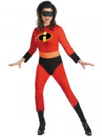 Cheap Red Elastigirl Helen Parr Lycra Super Hero Costume