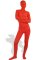 Cheap Crimson Red Velvet Unisex Zentai Suit