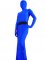 Cheap Blue Lycra Spandex Unisex Zentai Suit in Skirt Style