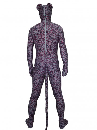 Cheap Red Leopard Lycra Unisex Zentai Suits - Click Image to Close