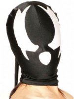 Cheap Black And White Spandex Hood