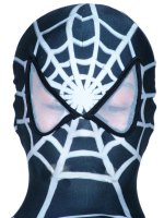 Cheap Gray And White Spider Man Pattern Open Eye Spandex Hood