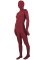 Cheap Deep Red Lycra Spandex Unisex Zentai Suit