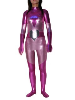 Cheap Purple PVC Catsuit