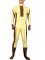 Cheap Coffe & Yellow Lycra Spandex Unisex Zentai Suit