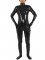 Cheap Navy Blue Front Open PVC Unisex Catsuit