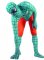 Cheap Lycra Spandex Cyan with Orange Spiderman Zentai Costume