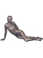 Cheap Leopard Pattern Shiny Metallic Unisex Zentai Suit B