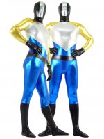 Cheap Four-Color Shiny Metallic Unisex Zentai Suit