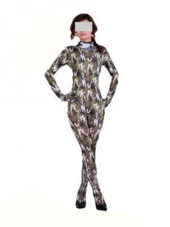 Cheap Unisex camouflage zentai suit B