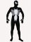 Cheap Black Lycra Spandex Spiderman Zentai Costume